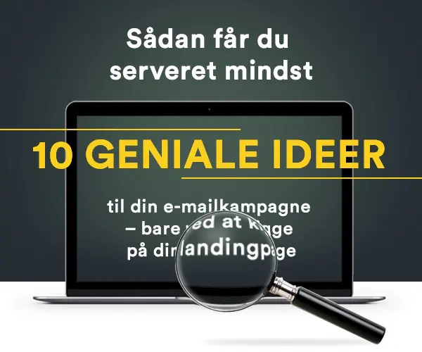 Sådan får du serveret mindst 10 geniale idéer